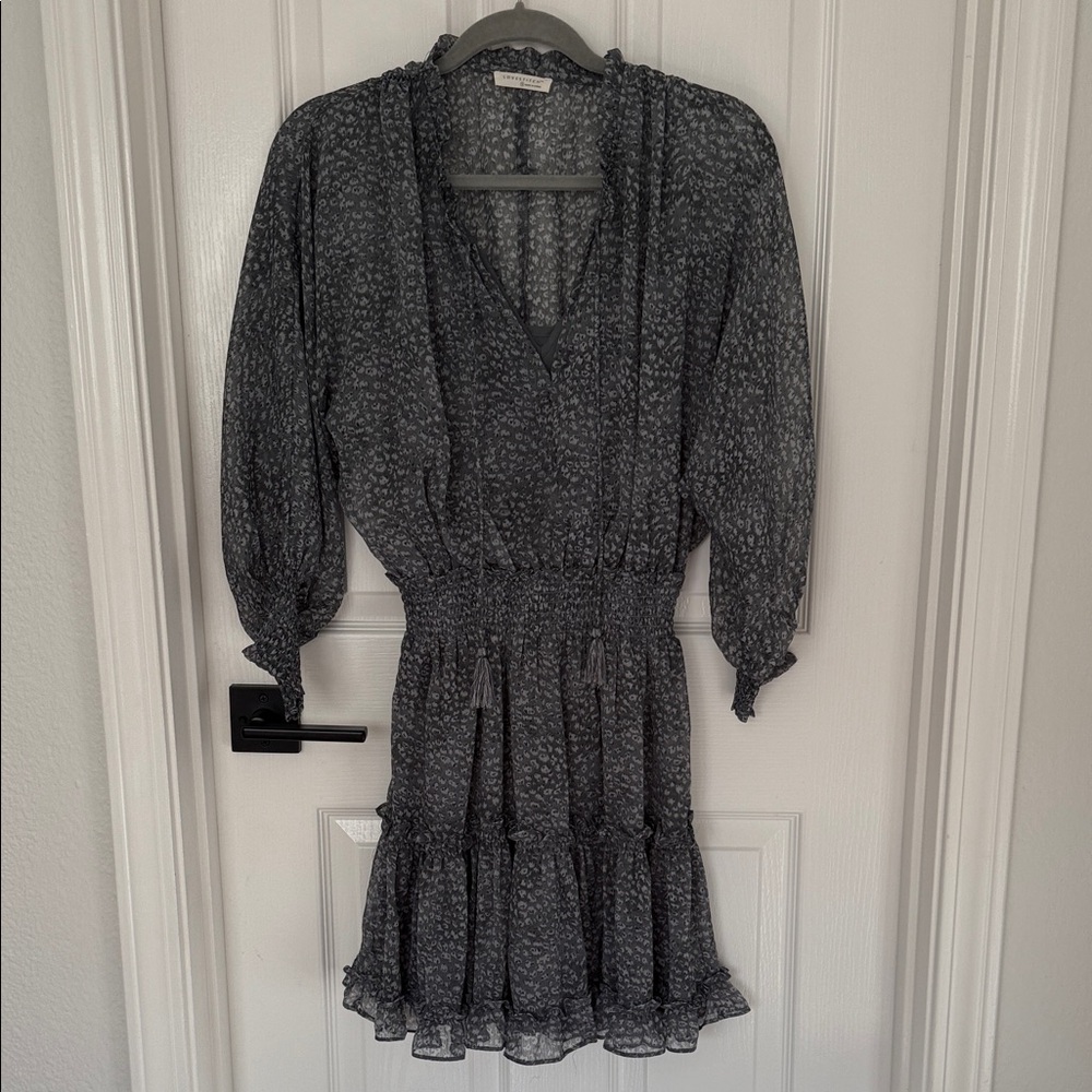 Lovestitch Charcoal Long Sleeve Dress